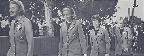 Mrs. Henri Prunaret, Miss Martha Wilkinson, Miss Jane Bastanchury, Miss Cynthia Hill